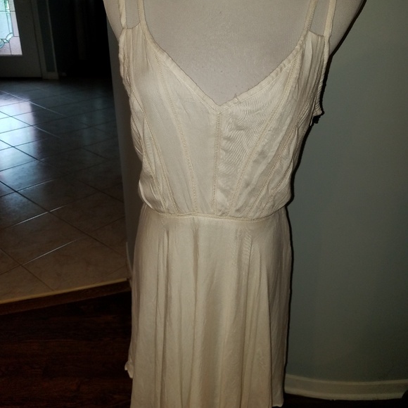 Dex Boho Summer Dress Sz M Off White Beautiful - Picture 8 of 8